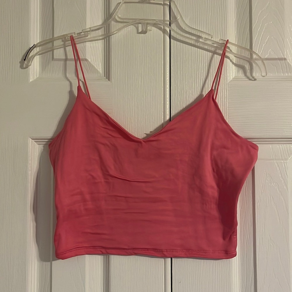 Windsor pink cropped tank top size large